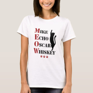 マイク・エコーオスカーウイスキーMEOW CAT Tシャツ
