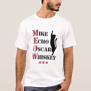 マイク・エコーオスカーウイスキーMEOW CAT Tシャツ