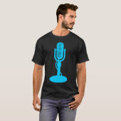 マイク – スカイブルー Tシャツ (正面フル)