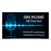 マイク |デジタル音波 マグネット名刺 (正面)