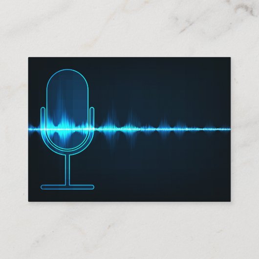 マイク |デジタル音波 名刺 (裏面)