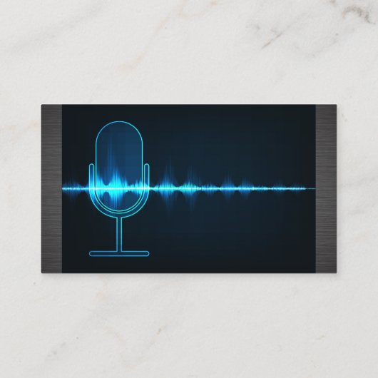 マイク |デジタル音波 名刺 (裏面)