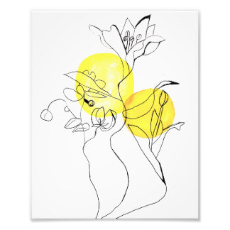 マイク・フラワーズプリント フォトプリント           