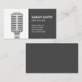 マイク |ブロガー 名刺 (正面/裏面)