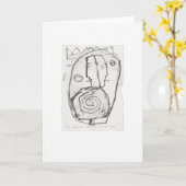 マイク・ヘッセルティンの絶え間ない声が頭の中で鳴り響く カード (黄色い花)