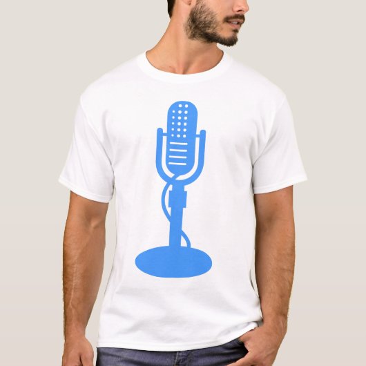 マイク - ベイビーブルー Tシャツ (正面)