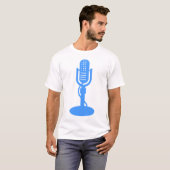 マイク - ベイビーブルー Tシャツ (正面フル)
