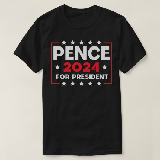 マイク・ペンス大統領候補 Tシャツ (デザイン正面)