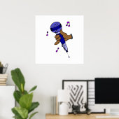 マイク ポスター (ホームオフィス)