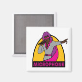 マイク – マグネット (正面/裏面)