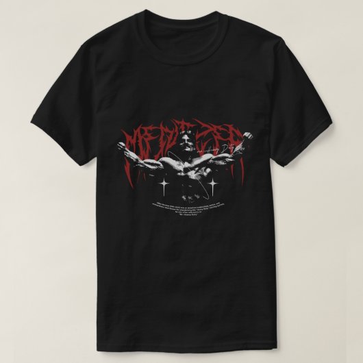 マイク・メンザー ヘビーデューティー ビンテージ アート Tシャツ (デザイン正面)