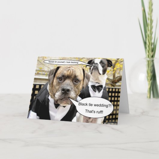 マイク＆モリーの結婚式 案内状 (正面)