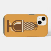 マイク ロゴ ラジオ局名 iPhoneケース (裏面横)