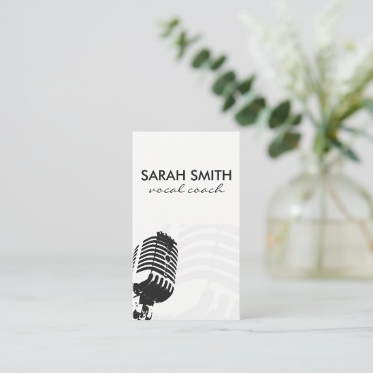 マイク 名刺 (スタンド正面)