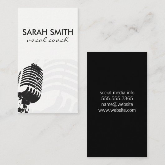 マイク 名刺 (正面/裏面)