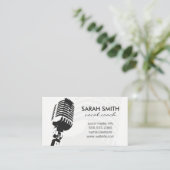 マイク 名刺 (スタンド正面)