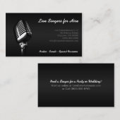 「マイク」名刺 名刺 (正面/裏面)