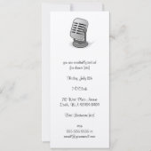 マイク 招待状 (正面)