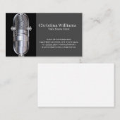 マイク | 歌手・エンターテイナー 名刺 (正面/裏面)