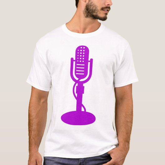 マイク – 紫 Tシャツ (正面)