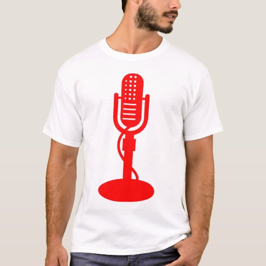 マイク – 赤 Tシャツ (正面)