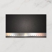 マイク | 金属トリム | QRコード名刺 名刺 (裏面)