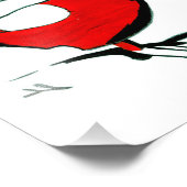 マイク（鳥）ショウジョウコウカンチョウプリント フォトプリント            (角)