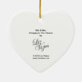 マイク&Macがチーズハートオーナメント セラミックオーナメント (裏面)