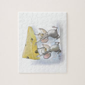 マイク&Macがチーズパズルを取り込む ジグソーパズル (縦)