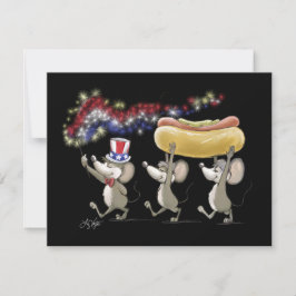 マイク・Macと萌の7月4日の夜招待状 招待状