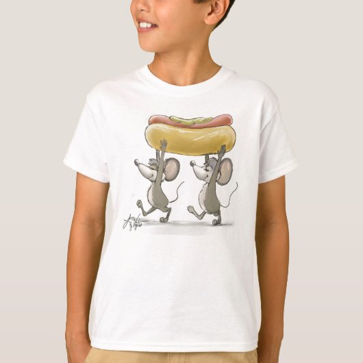 マイク&Macのピクニックキッズシャツ Tシャツ (正面)