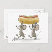 マイク&Macのピクニックポストカード ポストカード (正面/裏面)