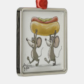 マイク&Macズピクニックプレミアムスクエアオーナメント メタルオーナメント (右)