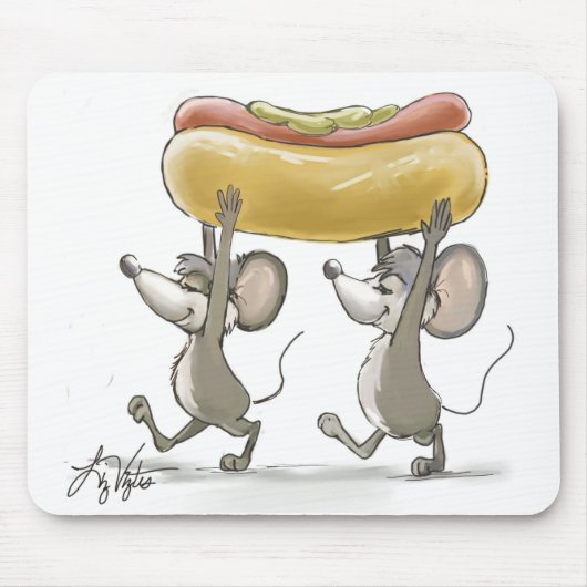 マイク&Macズピクニックマウスパッド マウスパッド (正面)