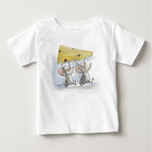 マイク&Macチーズの乳児Tシャツを持ち込む ベビーTシャツ
