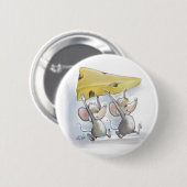 マイク&Macチーズボタンを持ち込む 缶バッジ (正面&裏面)
