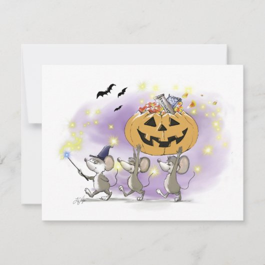 マイク、Mac&モエズハッピーハローウィンホリデイ 招待状 (正面)