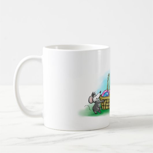 マイク・Mac・萌のハッピーイースター コーヒーマグカップ (左)