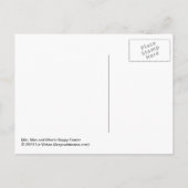 マイク・Mac・萌のハッピーイースター シーズンポストカード (裏面)