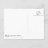 マイク・Mac・萌のハッピーハローウィン シーズンポストカード (裏面)