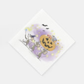 マイク・Mac・萌のハッピーハローウィン スタンダードランチョンナプキン (角)