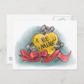 マイク・Mac・萌のハッピーバレンタインデー シーズンポストカード (正面/裏面)