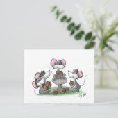 マイク・Mac・萌のハッピーファーザー・デイイラストレーション シーズンポストカード (スタンド正面)