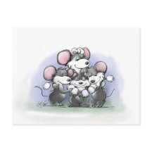 マイク・Mac・萌のハッピーマザーズデイイラストレーション