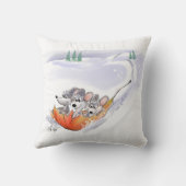 マイク・Mac・萌の冬季用ホリデー枕 クッション (裏面)