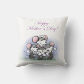 マイク・Mac・萌の幸せな母の日 クッション (裏面)