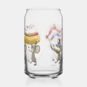 マイク・Mac・萌の幸せ7月4日 ガラス缶 (左)