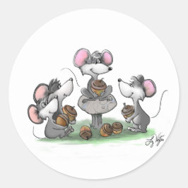 マイク・Mac・萌の父の日 ラウンドシール