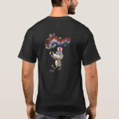 マイク、Mac、萌の7月4日ナイトピクニックシャツ Tシャツ (裏面)