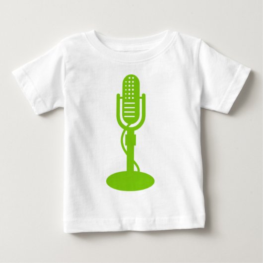 マイク – Martian Green ベビーTシャツ (正面)